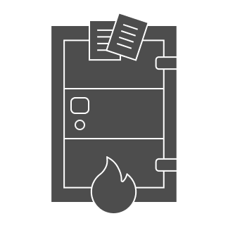 Armadi ignifughi per documenti cartacei