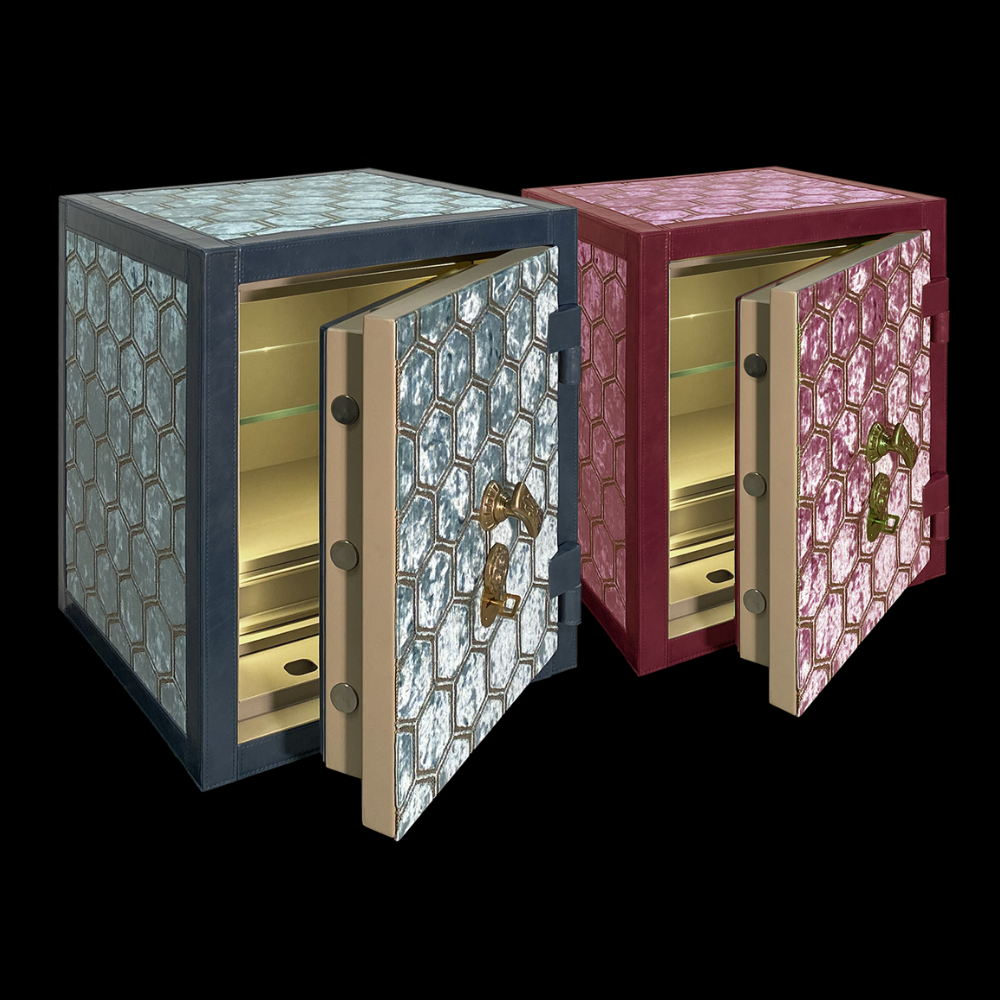 Coffre-fort de luxe en velours