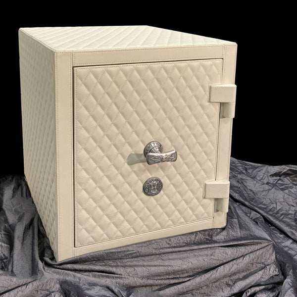 Coffre-fort de luxe en cuir brodé